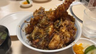 北新地「天富」の贅沢天丼